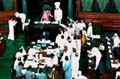 Telangana, chopper deal, Taniam death rock Parliament, adjourned